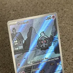 Pokemon Duskull 068/064 Shrouded Fable Illustration Rare Holo English 2024 60 HP - Image 2
