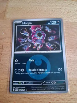 Hoopa (Energy Symbol Pattern) 141/217 Ascended Heroes Pokemon Reverse Holo NM - Image 1