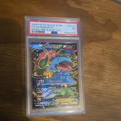 Pokemon TCG 2016 XY Black Star Venesaur EX XY123 Promo Red/Blue Collection PSA 7 - Image 3