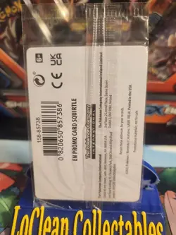 Factory Sealed Pokemon TCG Squirtle 007/165 Pokemon Center Stamped Promo - Image 2