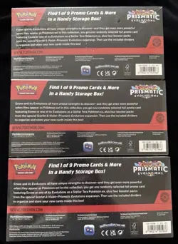 Pokemon TCG Prismatic Evolutions Surprise Box Lot of 3 - Image 2