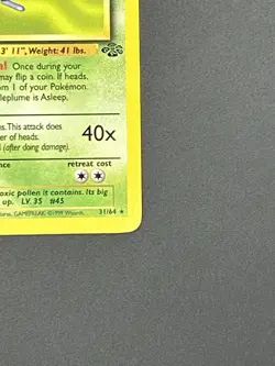 NM Vileplume Non Holo Jungle 31/64 Jungle Pokemon Card - Image 5