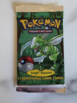 Pokemon TCG Jungle Scyther (Heavy) Sealed Booster Pack 11 Cards English WOTC - Image 3