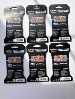 Pokemon TCG Chaos Rising Sleeved Booster Pack Set 6 Packs New Sealed - Image 2