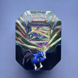 Pokemon TCG Xerneas ex Azure Legends Tin New Factory Sealed - Image 1