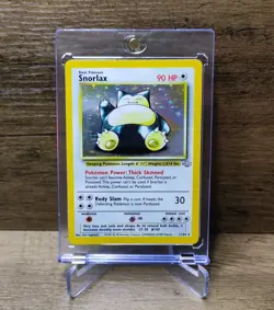 Pokemon Jungle Snorlax 11/64 Holo Rare 1999 – LP / NM - Holo WOTC Card - Image 1