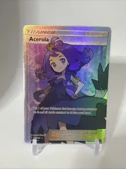 Pokemon TCG Acerola 142/147 Full Art Holo - Image 1