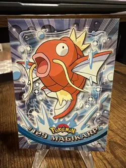 Topps Pokemon Magikarp 129 Series 3 Blue Logo Non-Holo Card TV Animation Edition - Image 1