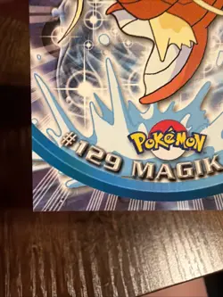 Topps Pokemon Magikarp 129 Series 3 Blue Logo Non-Holo Card TV Animation Edition - Image 5