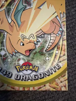 Topps Pokemon Dragonite #149 Blue Logo Non-Holo TV Animation Edition - Image 2