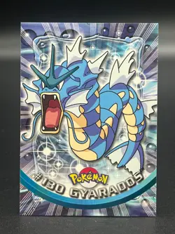 Topps TV Animation Edition Gyarados #130 English Pokemon Card 1999 - Image 1