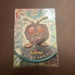 2000 Topps CHROME Pokemon VENONAT #48 Full Art Foil Card - Image 1
