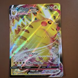 Pikachu VMAX Gigantamax SWSH286 Oversized Full Art Holo Promo Pokemon Jumbo Card - Image 1
