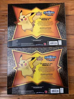 LOT OF 2 - Pokemon TCG - SW&SH Shining Fates Pikachu V Box Collection - Image 2