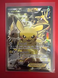 Pokemon Pikachu TCG EX XY XY124 Promo Card NM Condition, English Version - Image 1