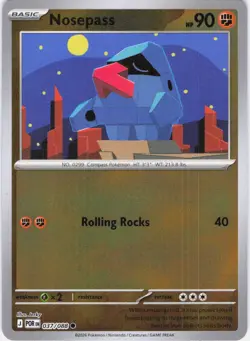 Nosepass Perfect Order 037/088 Reverse Holo Pokemon TCG NM - Image 1