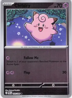 Clefairy Perfect Order 030/088 Reverse Holo Pokemon TCG NM - Image 1