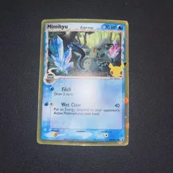 Pokemon TCG Mimikyu SWSH136 Holo Promo Delta Species English 70 HP - Image 1