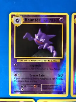 Pokemon XY Evolutions Reverse Holo 5 Card LOT Haunter, Drowzee, Poliwag, Rattata - Image 2