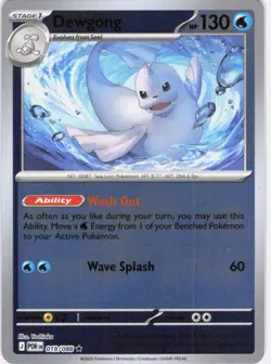 Dewgong Perfect Order 019/088 Reverse Holo Pokemon TCG NM - Image 1