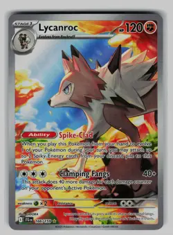 Lycanroc 166/159 Illustration Rare Journey Together Pokemon Holo Near Mint - Image 1
