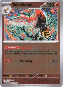 Talonflame Perfect Order 014/088 Reverse Holo Pokemon TCG NM - Image 1