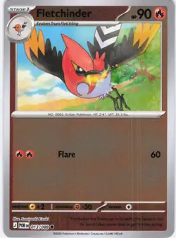 Fletchinder Perfect Order 013/088 Reverse Holo Pokemon TCG NM - Image 1