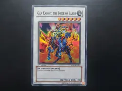 Yugioh - Gaia Knight, the Force of Earth 5DS1-EN042 Super Rare 1st Edition - Image 1