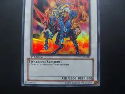Yugioh - Gaia Knight, the Force of Earth 5DS1-EN042 Super Rare 1st Edition - Image 3