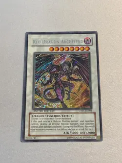 Red Dragon Archfiend CT05-EN002 2008 Collectors Tin Yu-Gi-Oh Limited NM - Image 1