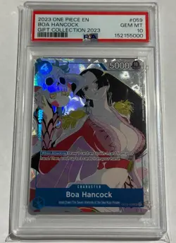 One Piece TCG - PSA 10 - Boa Hancock - OP02-059 - Promo - Gift Collection 2023 - Image 1