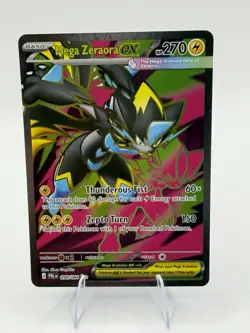 Pokemon TCG Pitch Black - Mega Zeraora Ex 098/084 Full Art Rare, NM, Pack Fresh - Image 1