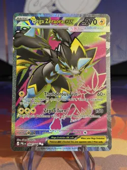 Mega Zeraora Ex 098/084 Full Art - ME5 Pitch Black - Pokemon TCG - NM - Image 1