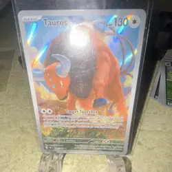 Pokemon TCG 2-Card Tauros Lot: Crown Zenith Full Art 096/086 & Holo 069/096 - Image 2