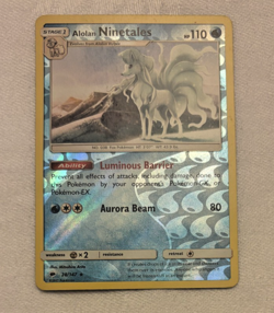 Alolan Ninetales (28/147) - SM: Burning Shadows Reverse Holo Rare - Pokemon Card - Image 1