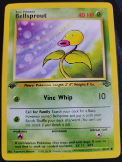 Bellsprout # 49/64 1st Edition Jungle Set Pokemon Trading TCG Game Cards LP - Image 1