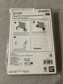 Gundam Card Game Storage Box & Resource Card Set ENGLISH EVX07 - Image 2