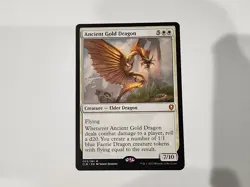 Ancient Gold Dragon Commander Legends: Battle for Baldur's Gate MTG NM - Image 1