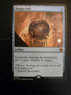 Torpor Orb - Promo Pack: Lorwyn Eclipsed - 0027 Stamped Promo - Image 1