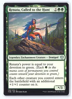 Renata, Called to the Hunt 196 Theros Beyond Death Magic: The Gathering NM - Image 1