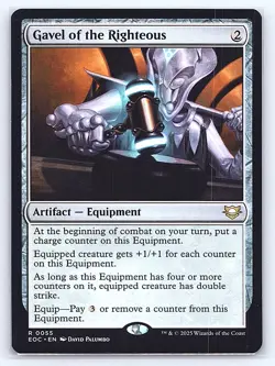 Gavel of the Righteous 55 Commander: Edge of Eternities Magic: The Gathering NM - Image 1