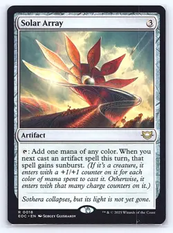 Solar Array 18 Rare Commander: Edge of Eternities Magic: The Gathering Near Mint - Image 1