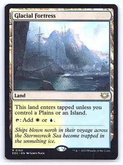 Glacial Fortress 160 Rare Commander: Edge of Eternities Magic: The Gathering NM - Image 1