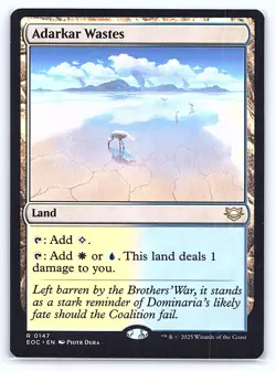 Adarkar Wastes 147 Rare Commander: Edge of Eternities Magic: The Gathering NM - Image 1
