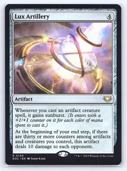 Lux Artillery 140 Rare Commander: Edge of Eternities Magic: The Gathering NM - Image 1