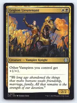 Legion Lieutenant 275 Commander: The Lost Caverns of Ixalan MTG NM - Image 1