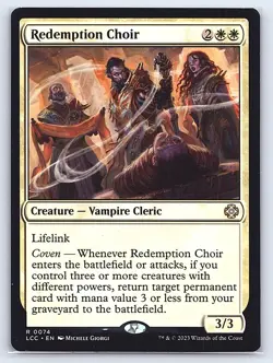 Redemption Choir 74 Commander: The Lost Caverns of Ixalan MTG NM - Image 1