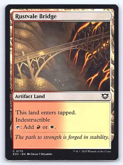 Rustvale Bridge 175 Common Commander: Edge of Eternities Magic: The Gathering NM - Image 1