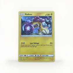 Raikou 79/214 Rare Mint Condition Lost Thunder Pokemon TCG - Image 1