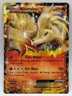 Ninetales EX 13/83 Holo NM/M EX Rare Generations Pokemon - Image 1